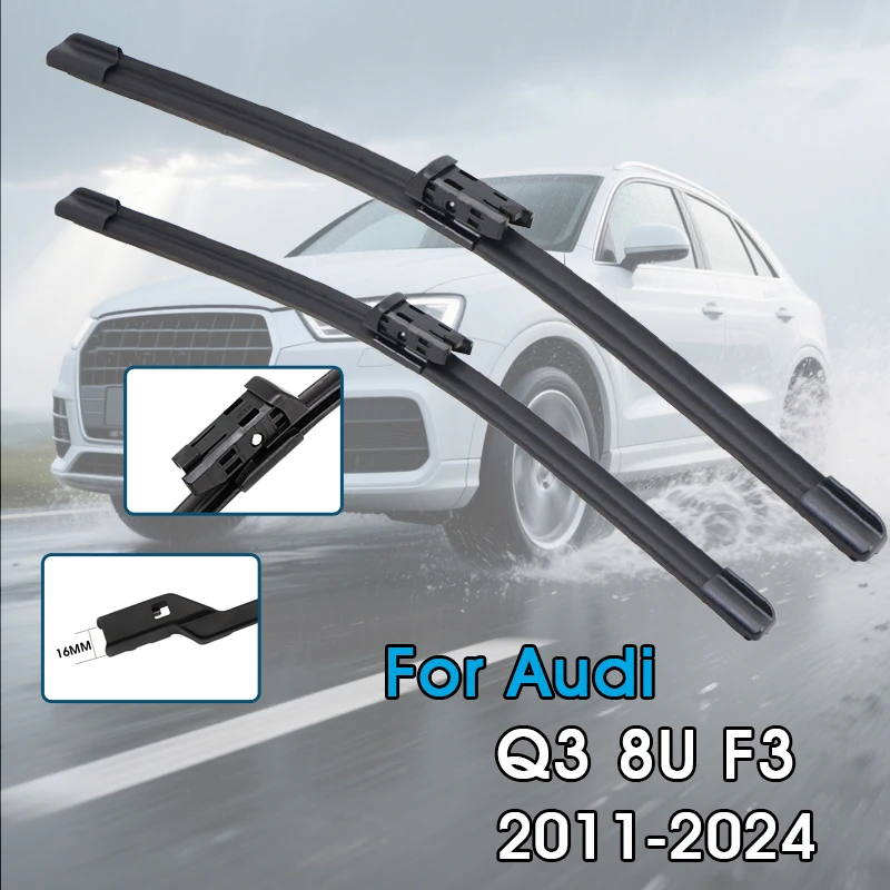 Автомобильные щетки стеклоочистителя для Audi Q3 8U F3 2011-2024, щетки для лобового стекла, подходят для кнопочного рычага, автомобильные аксессуары
Автомобильные щетки стеклоочистителя для Audi Q3 8U F3 2011-2024, щетки для лобового стекла, подходят для кнопочного рычага, автомобильные аксессуары