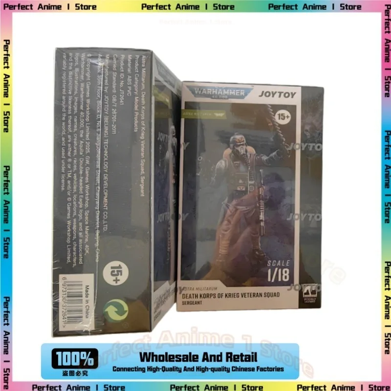 JOYTOY 1:18 3.75 Inch Warhammer 40k DKK Krieg Death Army Movable Soldier Model
JOYTOY 1:18 3.75 Inch Warhammer 40k DKK Krieg Death Army Movable Soldier Model