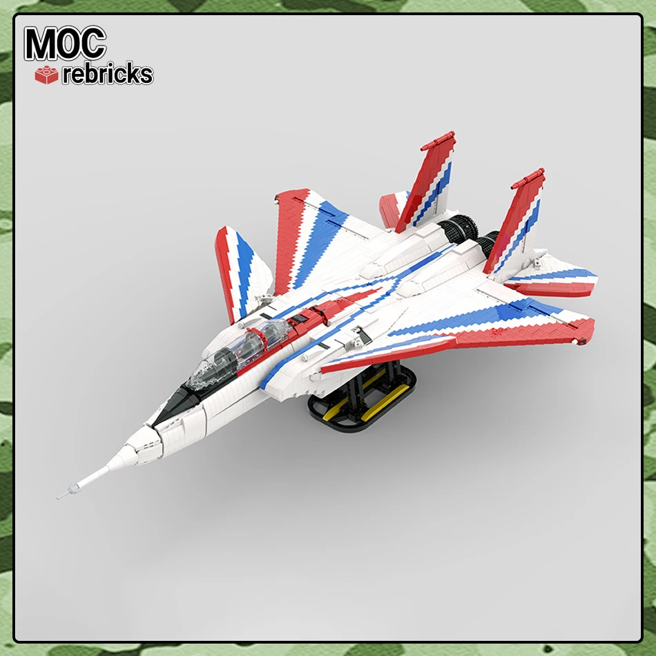 MOC военная серия NF-15B исследовательский самолет новый американский истребитель модель строительного блока кирпичи DIY игрушки для мальчиков рождественские подарки
MOC военная серия NF-15B исследовательский самолет новый американский истребитель модель строительного блока кирпичи DIY игрушки для мальчиков рождественские подарки