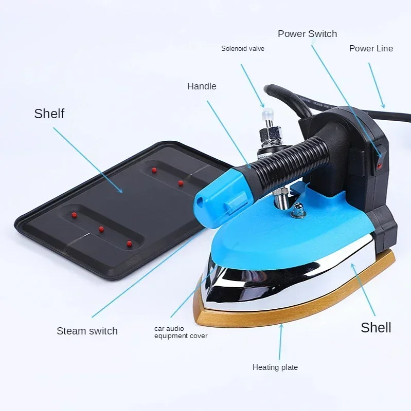 Мощный электрический утюг для бутылочного типа, портативный бытовой промышленный очиститель для сухой чистки одежды, утюг большой емкости
Мощный электрический утюг для бутылочного типа, портативный бытовой промышленный очиститель для сухой чистки одежды, утюг большой емкости