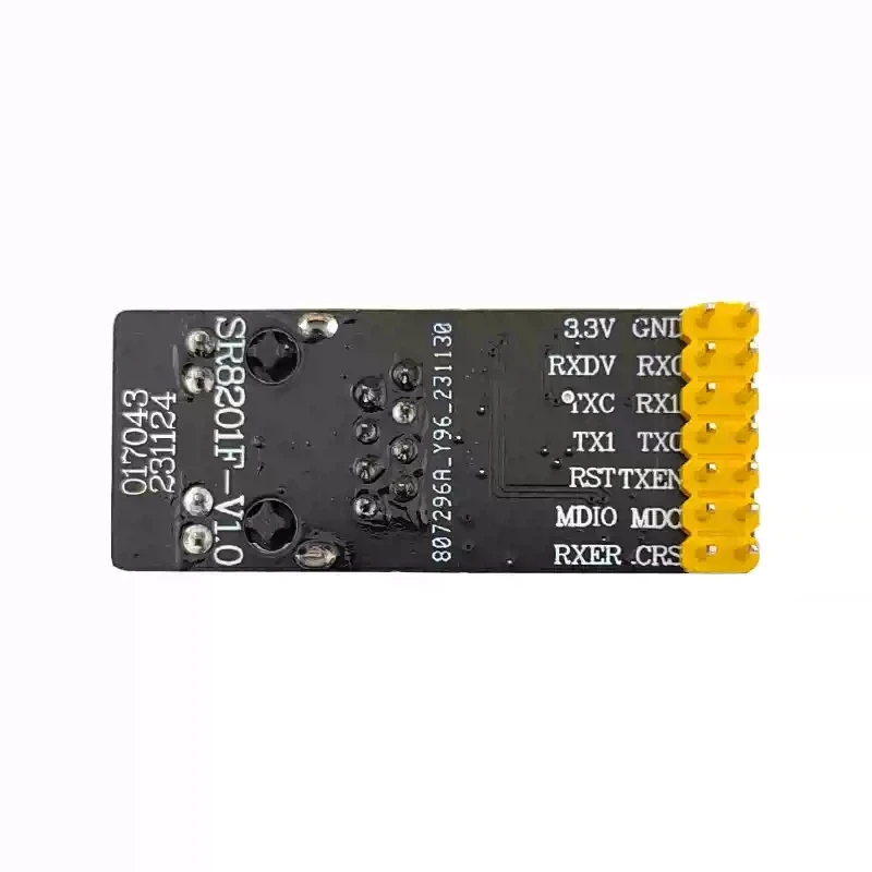 SR8201F Module 100M Ethernet Module Network Development Board Scheme Evaluation and Verification RJ45 PHY Transceiver Module
SR8201F Module 100M Ethernet Module Network Development Board Scheme Evaluation and Verification RJ45 PHY Transceiver Module