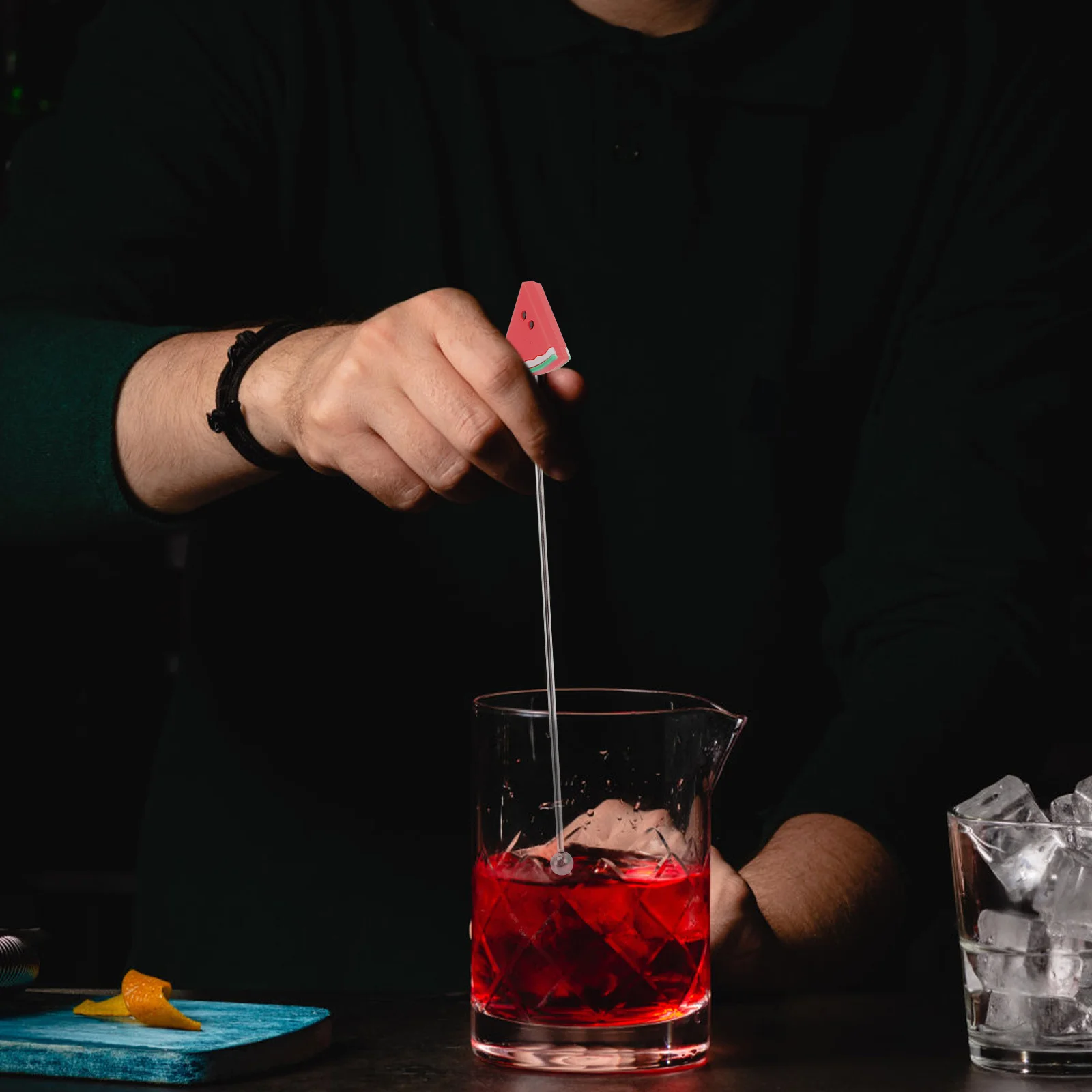 8pcs Fruit Shaped Stirring Rods Watermelon Design Bar Tools For Cocktails Coffee Drink Mixers Reusable Party Cafe Hotel Home Use
8pcs Fruit Shaped Stirring Rods Watermelon Design Bar Tools For Cocktails Coffee Drink Mixers Reusable Party Cafe Hotel Home Use