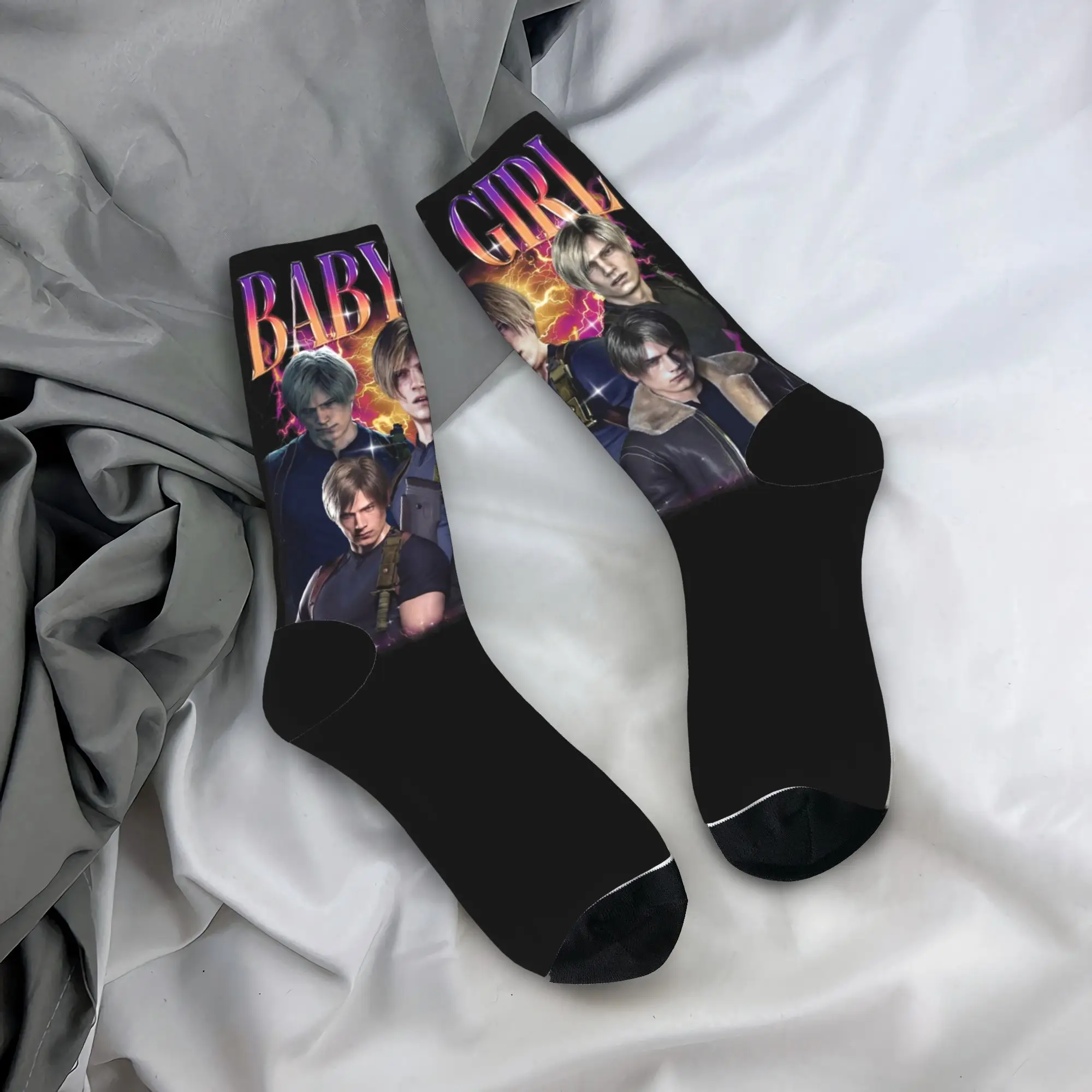 Leon S.Kennedy Baby Girl Socks Men Women Polyester Funny Happy Socks High Quality Spring Summer Autumn Winter Socks Gifts
Leon S.Kennedy Baby Girl Socks Men Women Polyester Funny Happy Socks High Quality Spring Summer Autumn Winter Socks Gifts