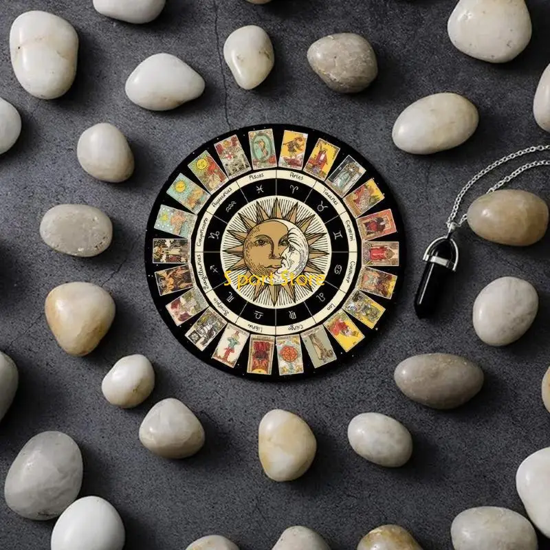 U2JB Tarot Card Astrology Pendulums Mat Mouse Pad Tarots Antiskid Rubber Mat Altars Tarots Card Pad for Party Board Game
U2JB Tarot Card Astrology Pendulums Mat Mouse Pad Tarots Antiskid Rubber Mat Altars Tarots Card Pad for Party Board Game