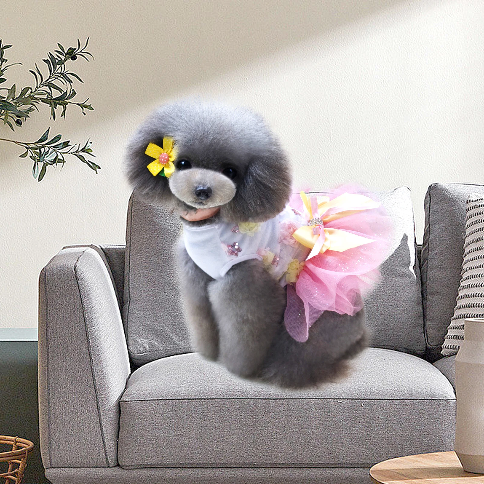 Dog Princess Dress Girl Lace Outfits Summer Skirts Pet Clothes Flower Puppy Bow Tie Small Dog Dresses Fashion Adorable Design
Dog Princess Dress Girl Lace Outfits Summer Skirts Pet Clothes Flower Puppy Bow Tie Small Dog Dresses Fashion Adorable Design