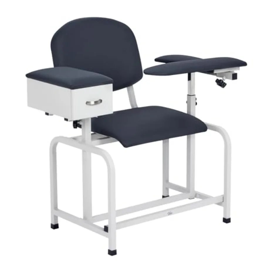 VivaComfort Phlebotomy Chair with Arm Rest and Drawer, 400 LBS Weight Capacity
VivaComfort Phlebotomy Chair with Arm Rest and Drawer, 400 LBS Weight Capacity