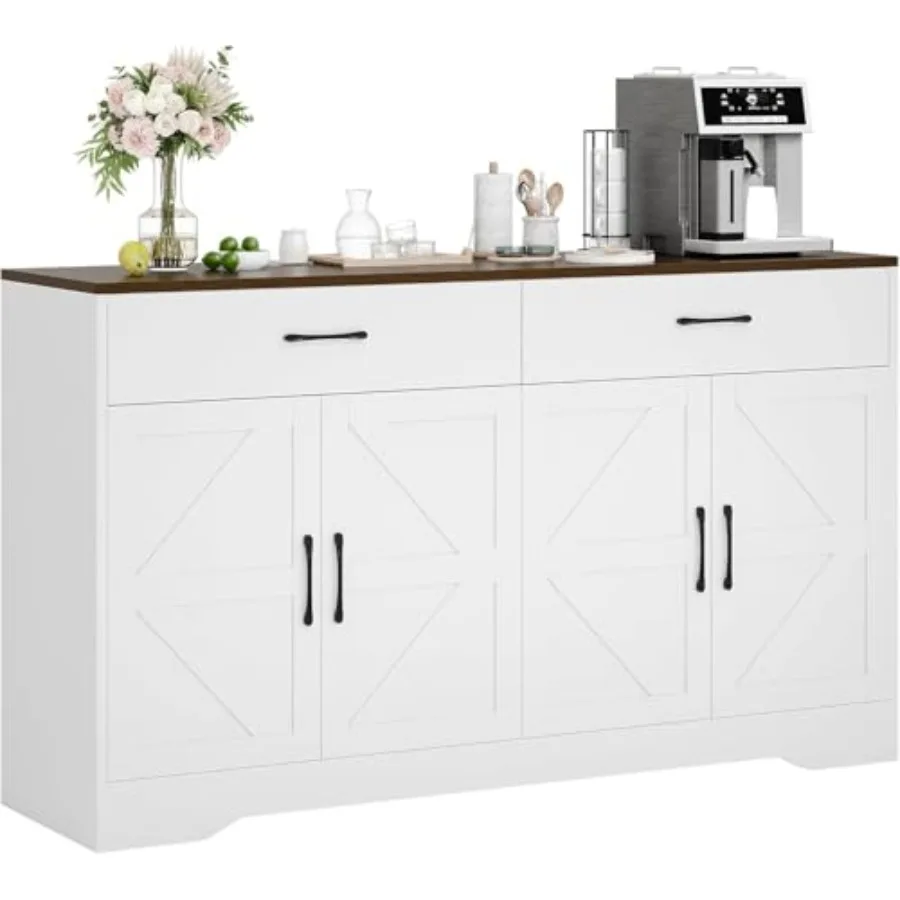 Sideboard Buffet Cabinet with Storage Large Kitchen Storage Sideboard with Drawers and Doors Modern Wood Farmhouse Coffee Bar C
Sideboard Buffet Cabinet with Storage Large Kitchen Storage Sideboard with Drawers and Doors Modern Wood Farmhouse Coffee Bar C
