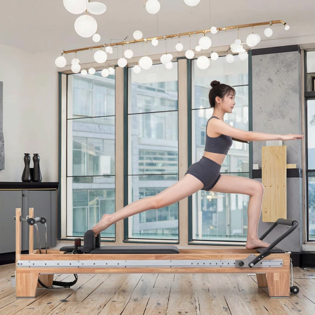 Oak Full Track Core Reformer Bed Body Balanced Durable Portable Pilates Yoga Fitness Equipment
Oak Full Track Core Reformer Bed Body Balanced Durable Portable Pilates Yoga Fitness Equipment