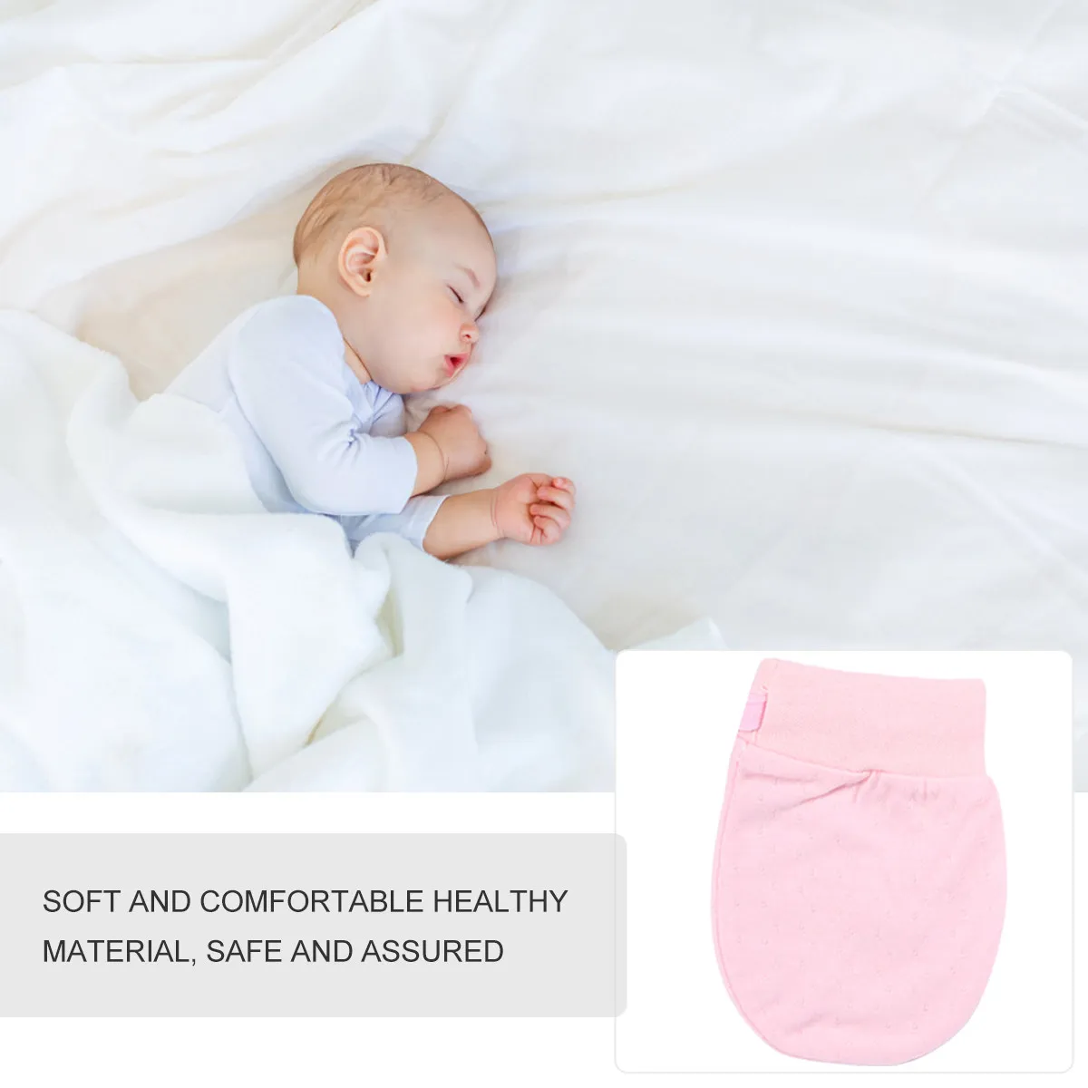 4Pairs Anti-Scratch Gloves for Newborn Baby Large Cotton Mittens Infant Protection Soft Breathable Comfortable
4Pairs Anti-Scratch Gloves for Newborn Baby Large Cotton Mittens Infant Protection Soft Breathable Comfortable