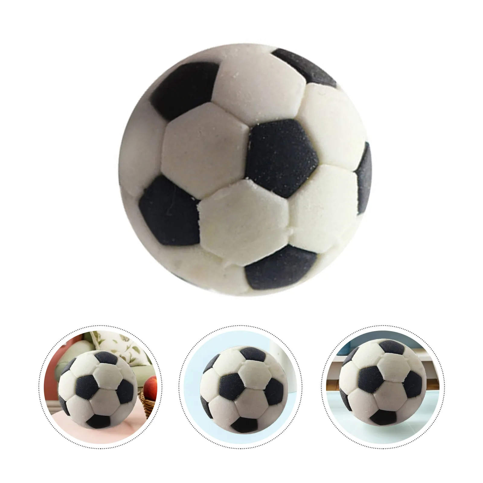 12Pcs Mini Soccer Balls Stable Rubber Miniature Sports Balls for Dollhouse Mini House Decorations Soccer Ball Ornaments
12Pcs Mini Soccer Balls Stable Rubber Miniature Sports Balls for Dollhouse Mini House Decorations Soccer Ball Ornaments