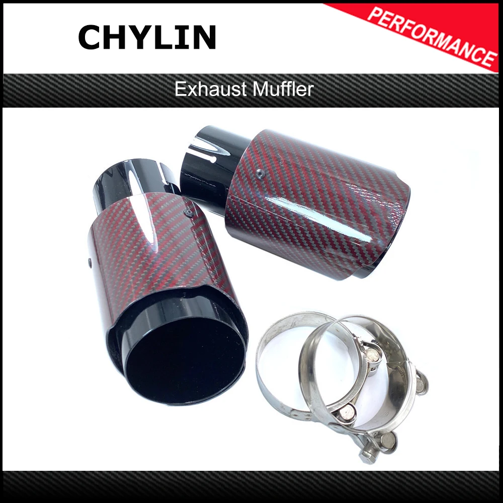 Glossy Red Carbon Fiber Stainless Steel Universal Automobile Exhaust Pipe Muffler Pipe Carbon Fiber Exhaust Tips Accessories
Glossy Red Carbon Fiber Stainless Steel Universal Automobile Exhaust Pipe Muffler Pipe Carbon Fiber Exhaust Tips Accessories