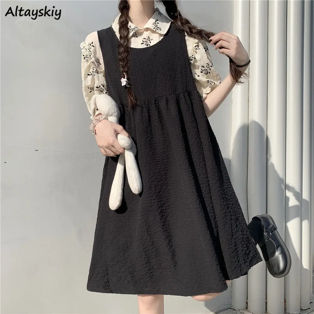 Women Sets Summer New Design Print Blouse Folds Dress Japanese Style Sweet Lovely Young Fashion Harajuku Preppy Office Girlish
Women Sets Summer New Design Print Blouse Folds Dress Japanese Style Sweet Lovely Young Fashion Harajuku Preppy Office Girlish