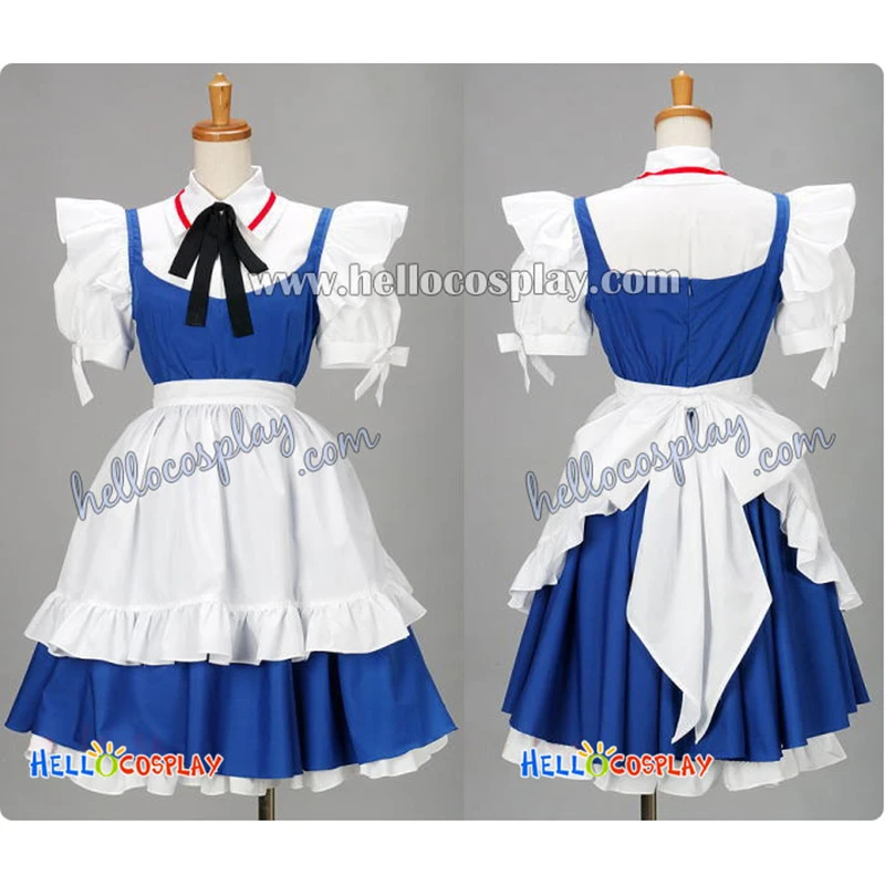 Touhou Project Scarlet Weather Rhapsody Sakuya Izayoi Cosplay Costume Dress Lolita Maid Outfit Dress H008
Touhou Project Scarlet Weather Rhapsody Sakuya Izayoi Cosplay Costume Dress Lolita Maid Outfit Dress H008