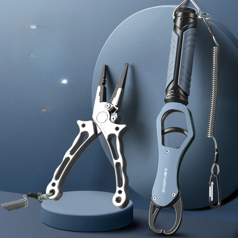 Fishing Lip Gripper Fish Plier Hand Grip Portable Aluminum Alloy Fishing Grip Hook Gripper With Weight Scale Fishing Accessories
Fishing Lip Gripper Fish Plier Hand Grip Portable Aluminum Alloy Fishing Grip Hook Gripper With Weight Scale Fishing Accessories