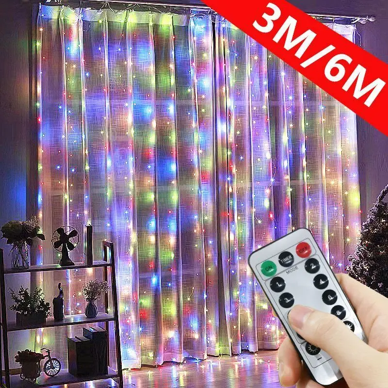 3/4/6M Home Window DIY Decor Party Decoration LED Wedding Curtain Light Birthday USB 8 Mode Christmas Garland Fairy String Light
3/4/6M Home Window DIY Decor Party Decoration LED Wedding Curtain Light Birthday USB 8 Mode Christmas Garland Fairy String Light