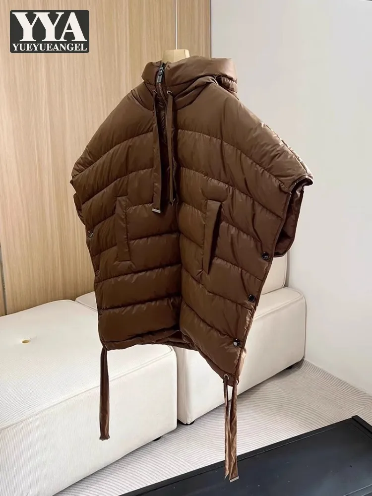 New Winter Women Fashion Sleeveless Down Jacket Loose Fit High Street Hooded Stand Collar Casual Vest Short Coat Warm Waistcoat
New Winter Women Fashion Sleeveless Down Jacket Loose Fit High Street Hooded Stand Collar Casual Vest Short Coat Warm Waistcoat
