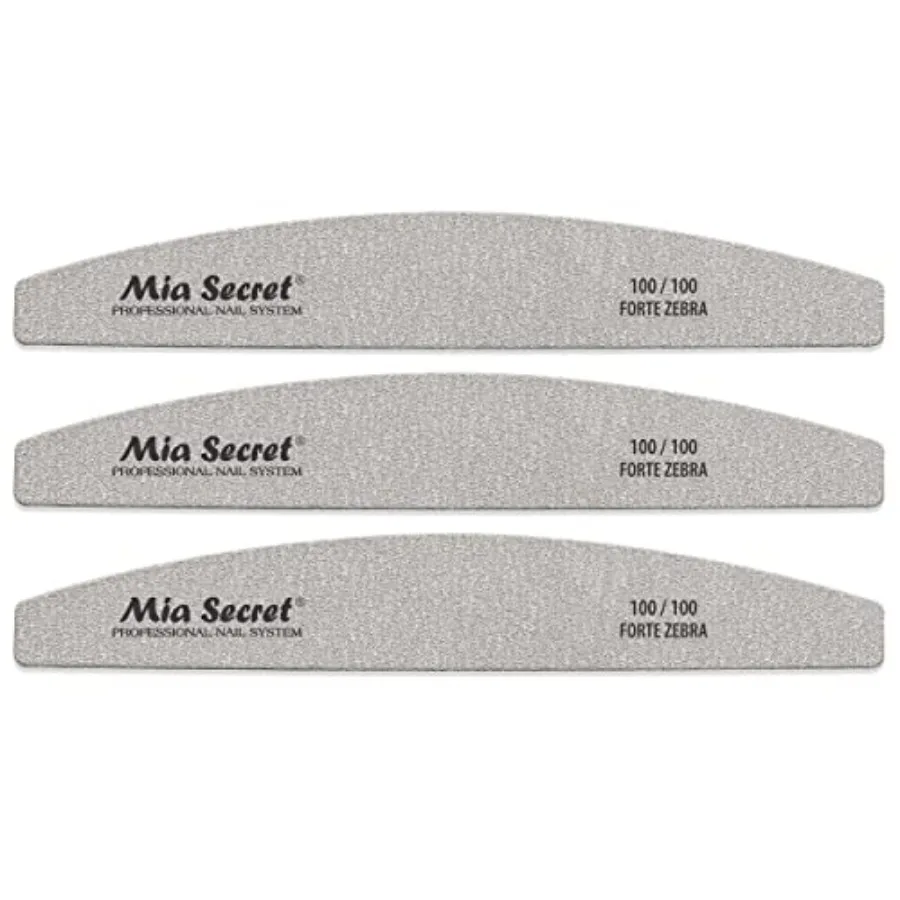 Forte Zebra Halfmoon Nail File 100/100 Pink Center 3 pack
Forte Zebra Halfmoon Nail File 100/100 Pink Center 3 pack