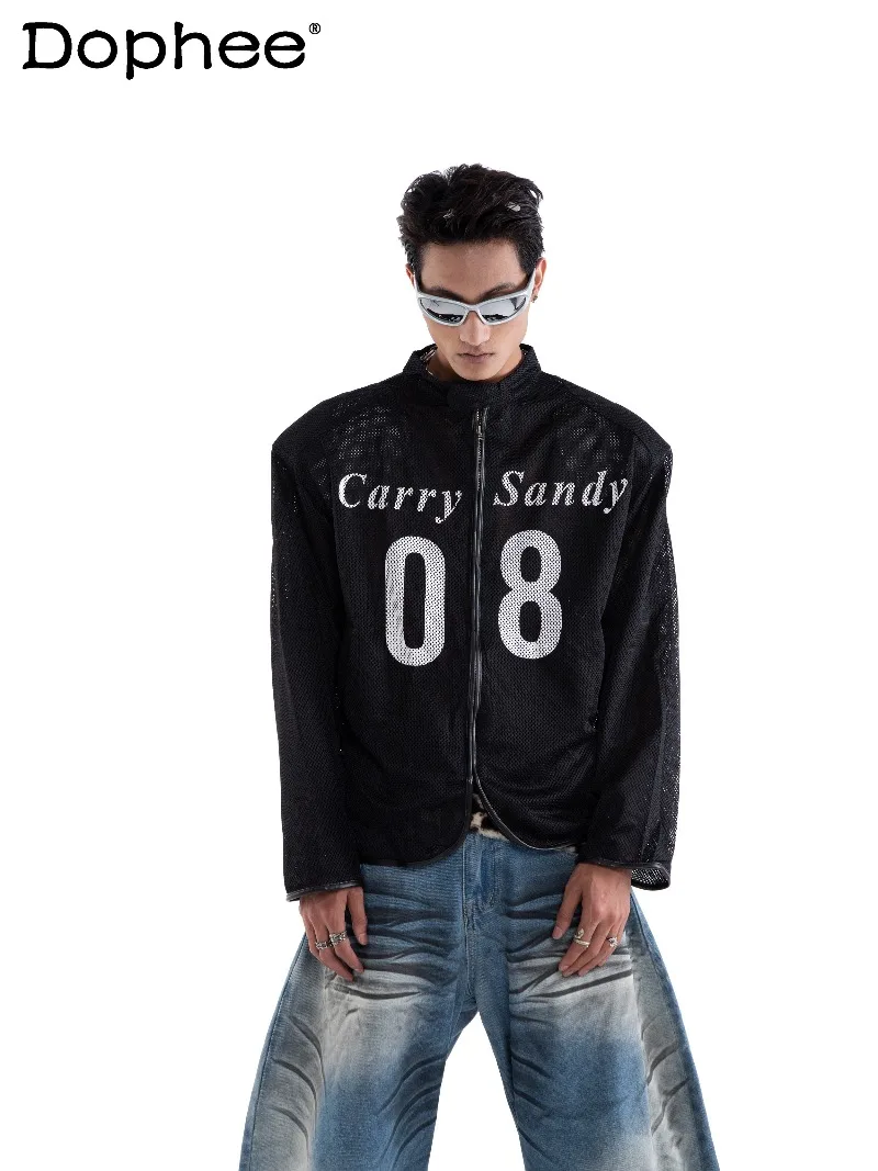 2026 Spring Summer New Original fashion Trend Zipper Short Jacket American High Street retro Popular Handsome Men's Coat
2026 Spring Summer New Original fashion Trend Zipper Short Jacket American High Street retro Popular Handsome Men's Coat