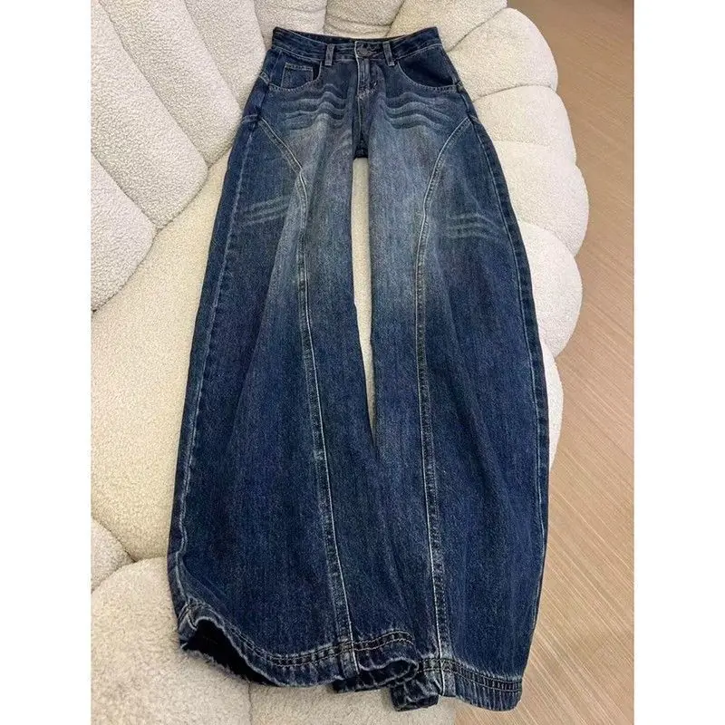 American Retro Wide Leg Jeans High Waist Straight Cut Slimming Summer New Sle Women's Loose Fit Bootcut Denim Pants
American Retro Wide Leg Jeans High Waist Straight Cut Slimming Summer New Sle Women's Loose Fit Bootcut Denim Pants