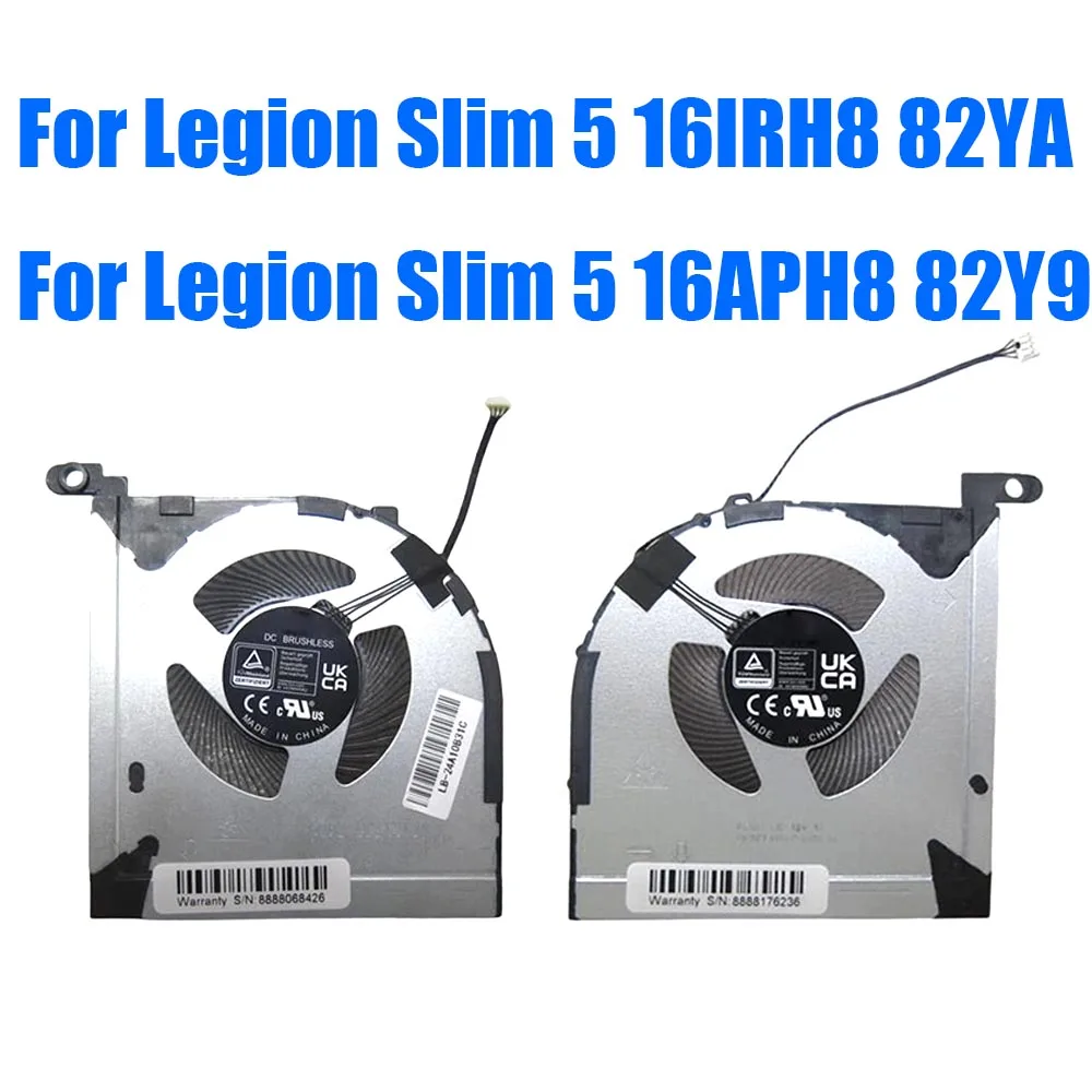 For Lenovo For Legion Slim 5 16IRH8 82YA / Slim 5 16APH8 82Y9 DFSCM227163921-FQRY DFSCL12E064861-FQS0 DC12V Laptop Fan
For Lenovo For Legion Slim 5 16IRH8 82YA / Slim 5 16APH8 82Y9 DFSCM227163921-FQRY DFSCL12E064861-FQS0 DC12V Laptop Fan