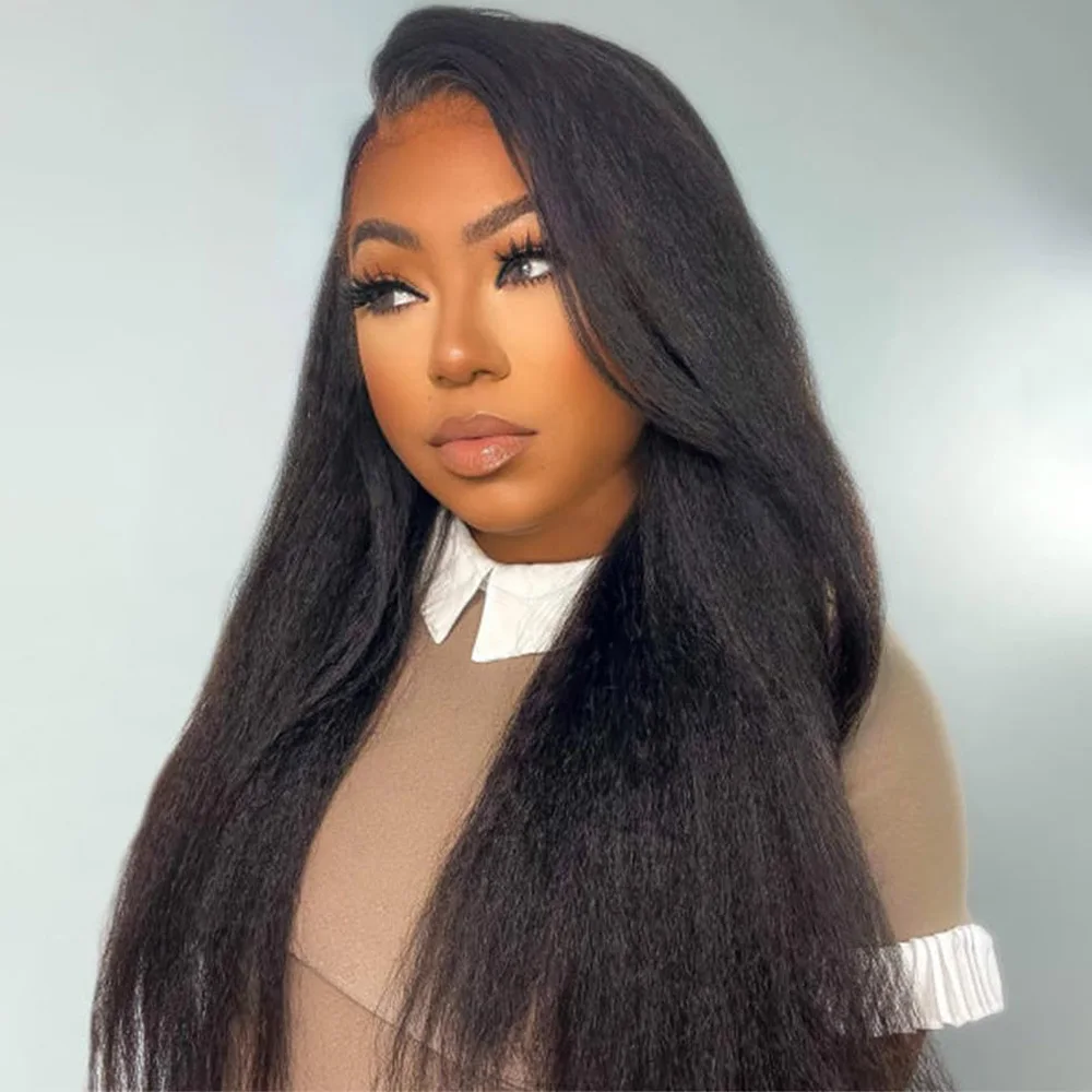 16-32Inches Kinky Straight V Part Wig Glueless Wig Human Hair Yaki Straight Ready To Wear Remy Hair Wig V Part Wigs No Lace Wigs
16-32Inches Kinky Straight V Part Wig Glueless Wig Human Hair Yaki Straight Ready To Wear Remy Hair Wig V Part Wigs No Lace Wigs