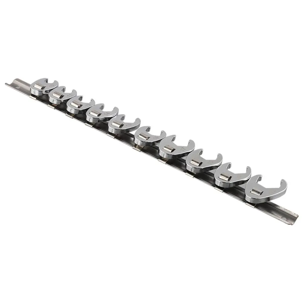 10Pcs/Set 10-22mm Crowfoot Wrenches 3/8Inch Drive Carbon Steel Open End Spanner Metric Foot Horn Wrench Head
10Pcs/Set 10-22mm Crowfoot Wrenches 3/8Inch Drive Carbon Steel Open End Spanner Metric Foot Horn Wrench Head