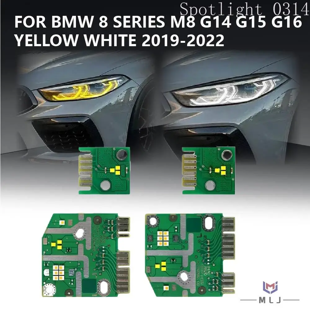 Желто-белый светодиодный модуль DRL (ангельские глазки) для BMW 8 серии M8 G14 G15 G16 2019-2022, спецификация США, автомобильные аксессуары
Желто-белый светодиодный модуль DRL (ангельские глазки) для BMW 8 серии M8 G14 G15 G16 2019-2022, спецификация США, автомобильные аксессуары