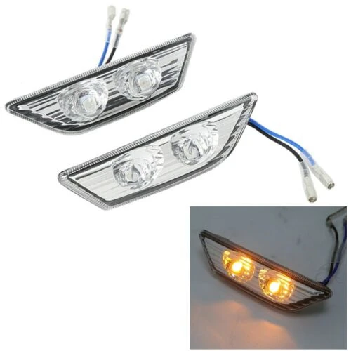 Motorcycle Clear Rearview Mirrors Amber Turn Signal Lights For Kawasaki Ninja ZX10R 2011-2015 2014 2013 2012
Motorcycle Clear Rearview Mirrors Amber Turn Signal Lights For Kawasaki Ninja ZX10R 2011-2015 2014 2013 2012