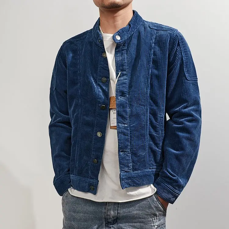 Retro Workwear Corduroy Jacket Men's Autumn Winter Multi-Pocket Turn-down Collar Single-button American Style Jacket
Retro Workwear Corduroy Jacket Men's Autumn Winter Multi-Pocket Turn-down Collar Single-button American Style Jacket