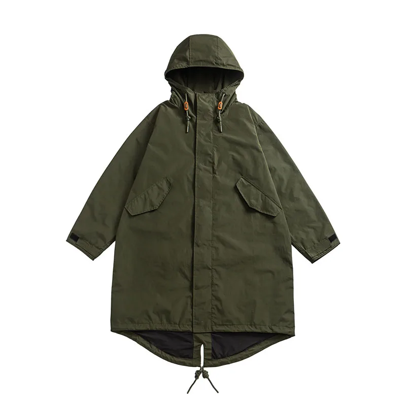 Military Style Fishtail Parka Japanese Retro Work Wear Men Hooded Utility Trench Coat Autumn Winter
Military Style Fishtail Parka Japanese Retro Work Wear Men Hooded Utility Trench Coat Autumn Winter