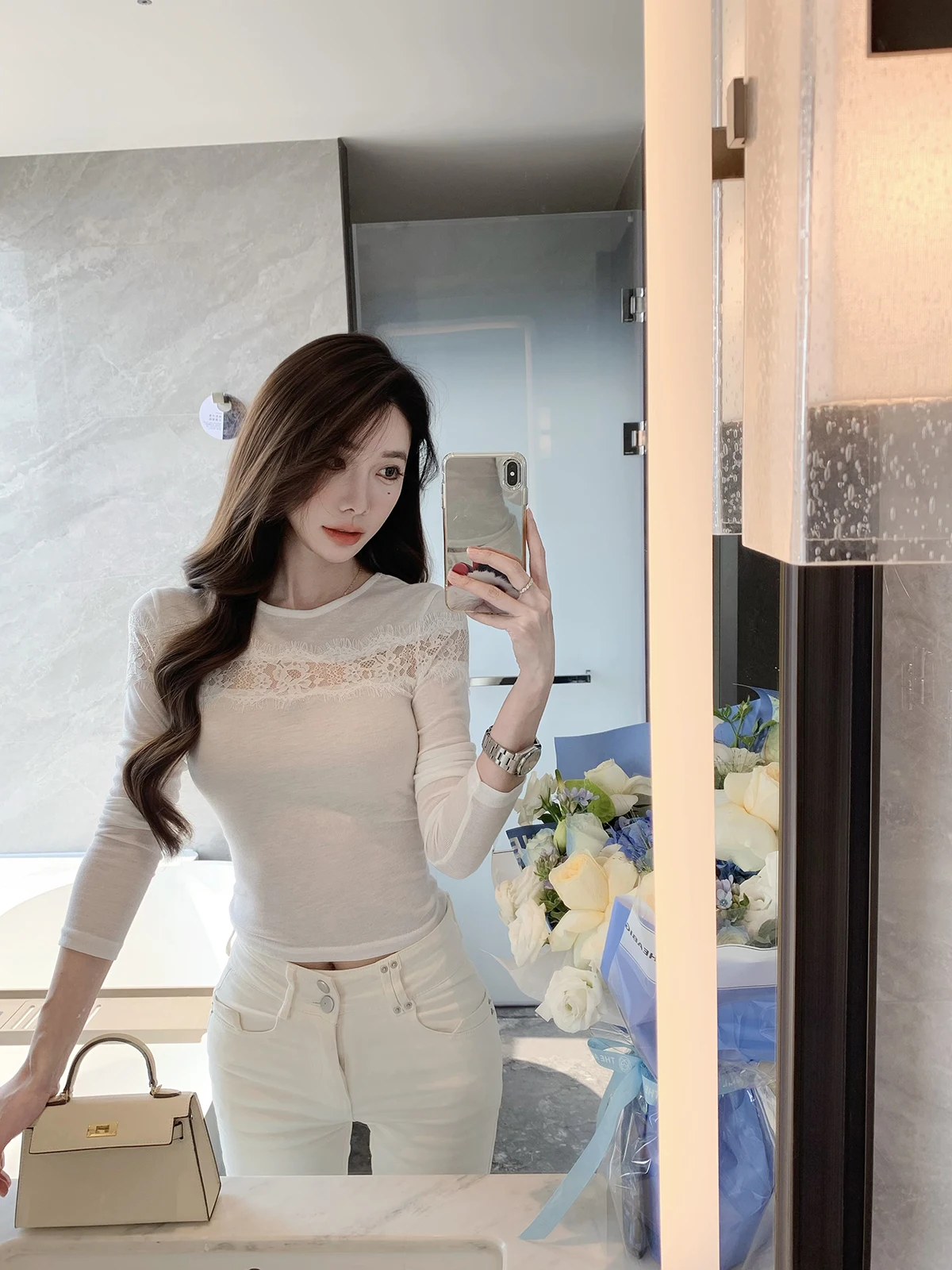 Sexy Knitted Hollow out Sweater Women's Base Shirt JustQin 2026 Spring Collection Daily Wear Regular Sleeve Long round Neck
Sexy Knitted Hollow out Sweater Women's Base Shirt JustQin 2026 Spring Collection Daily Wear Regular Sleeve Long round Neck