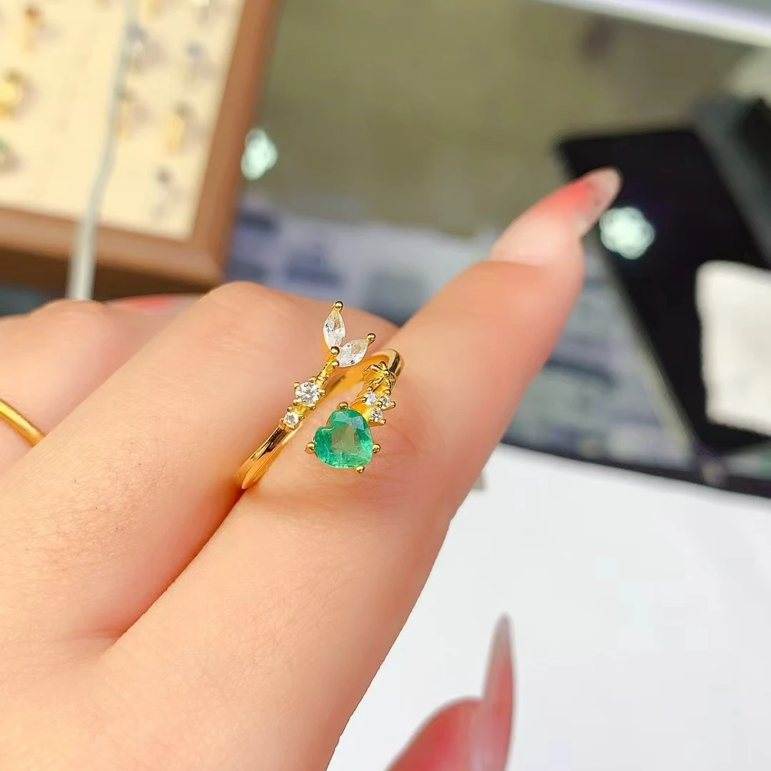 KJJEAXCMY Pure Natural Emerald S925 silver exquisitely Ring Full of luster Simple, elegant and high-end Bestseller Birthday
KJJEAXCMY Pure Natural Emerald S925 silver exquisitely Ring Full of luster Simple, elegant and high-end Bestseller Birthday