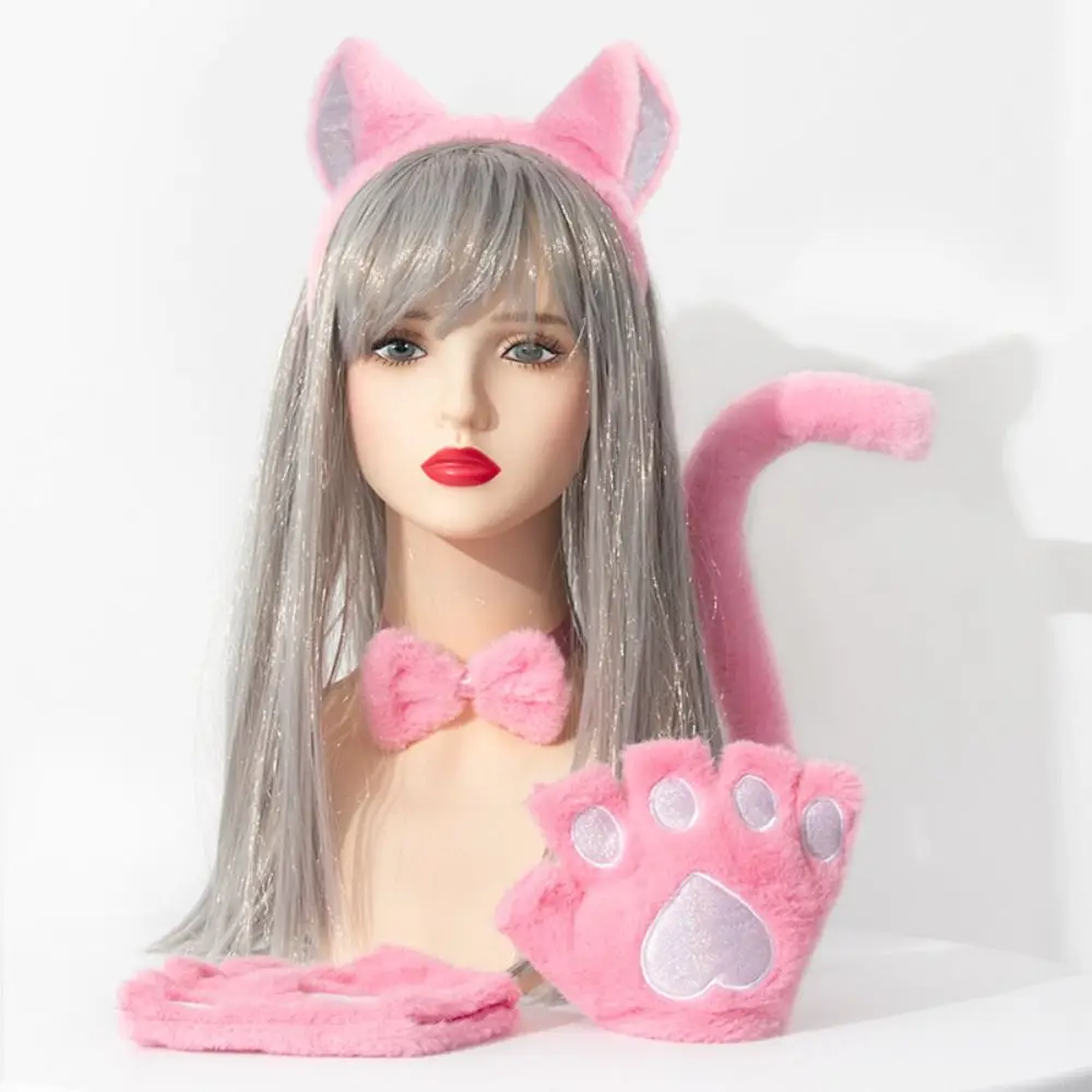 Cat Woman Cat Ears Headband Set Lolita Anime Exhibition Accessories Cosplay Headwear Cat Paw Gloves Jk Halloween Dress Up
Cat Woman Cat Ears Headband Set Lolita Anime Exhibition Accessories Cosplay Headwear Cat Paw Gloves Jk Halloween Dress Up