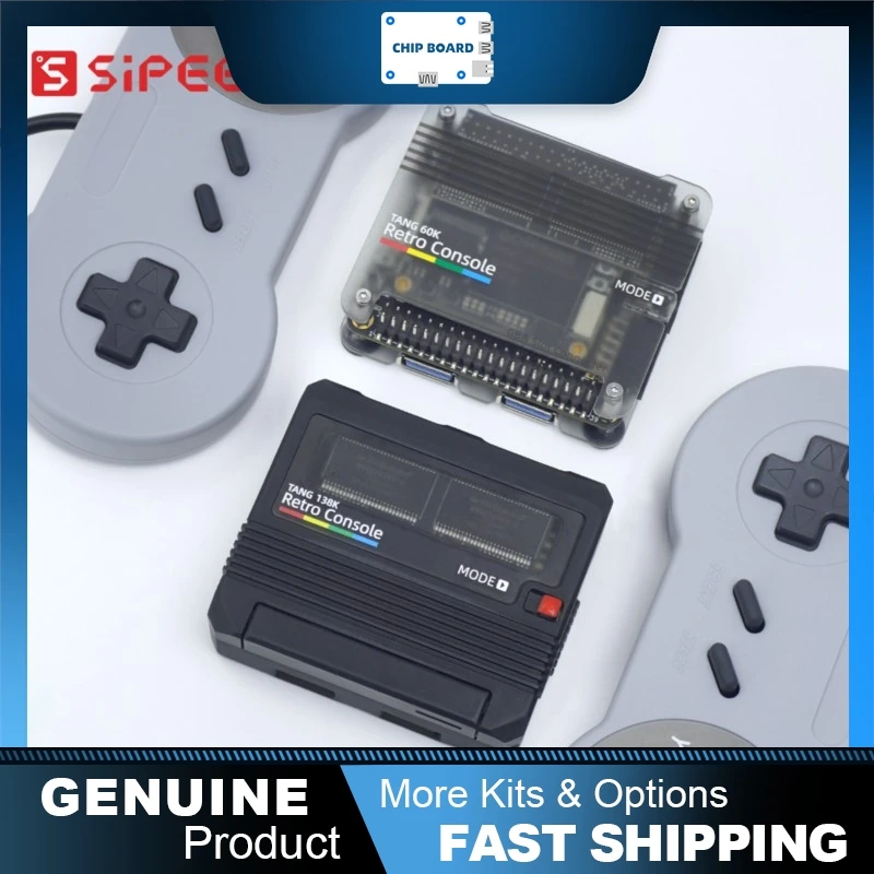 Sipeed Tang Console with 138K FPGA, Mini HDMI Retro Gaming System, Dual PMOD, Pi 5 HAT Compatible
Sipeed Tang Console with 138K FPGA, Mini HDMI Retro Gaming System, Dual PMOD, Pi 5 HAT Compatible