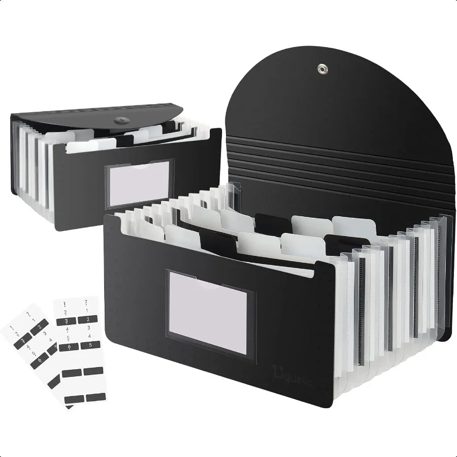 Stand Receipt Organizer Folder 13 Pockets Expanding Coupons Storage Rainbow Large Capacity Bill Organizer for Desk with Label R
Stand Receipt Organizer Folder 13 Pockets Expanding Coupons Storage Rainbow Large Capacity Bill Organizer for Desk with Label R
