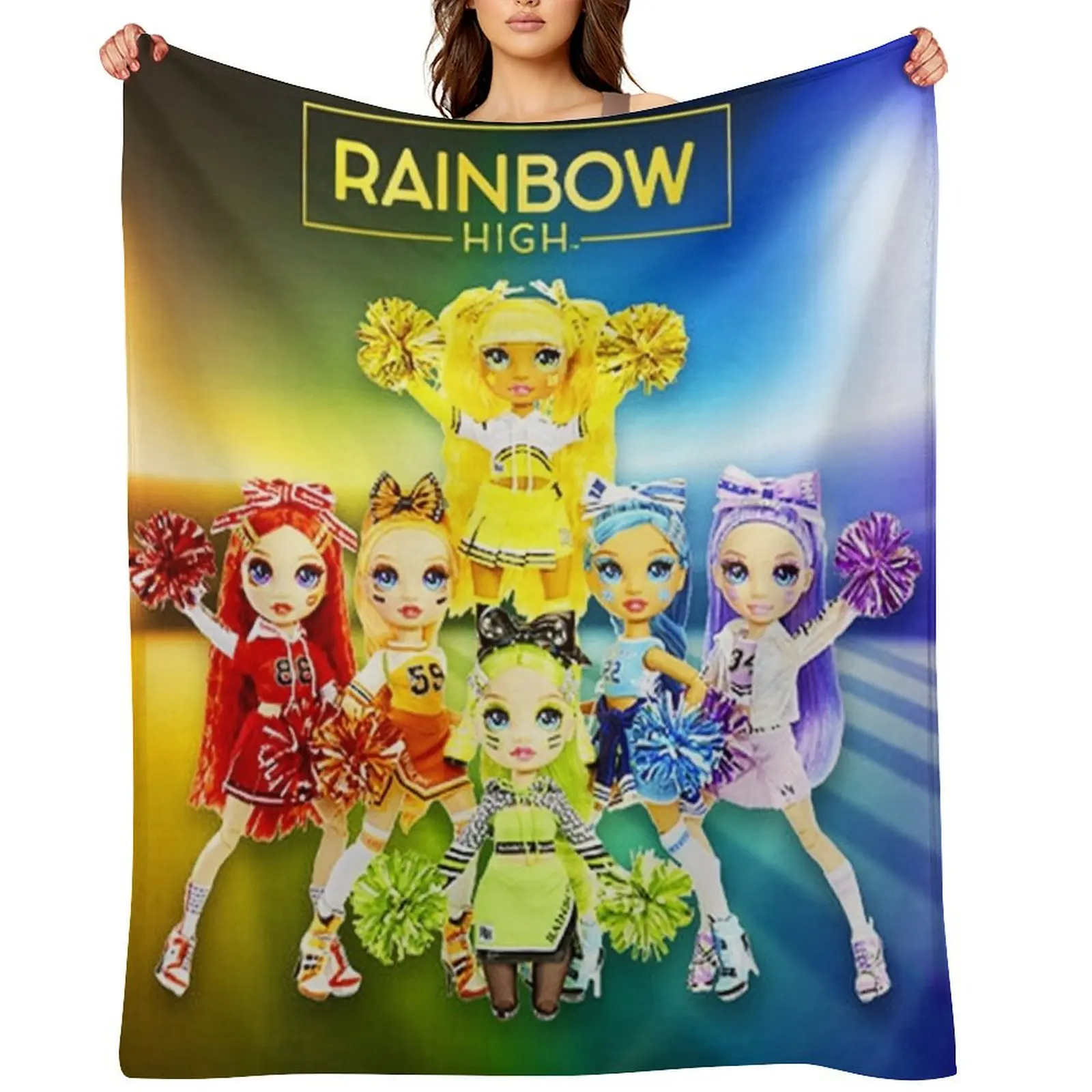 Rainbow High Gift For Fans rainbow high dolls rainbow high characters Throw Blanket manga Soft Plush Plaid Travel Blankets
Rainbow High Gift For Fans rainbow high dolls rainbow high characters Throw Blanket manga Soft Plush Plaid Travel Blankets