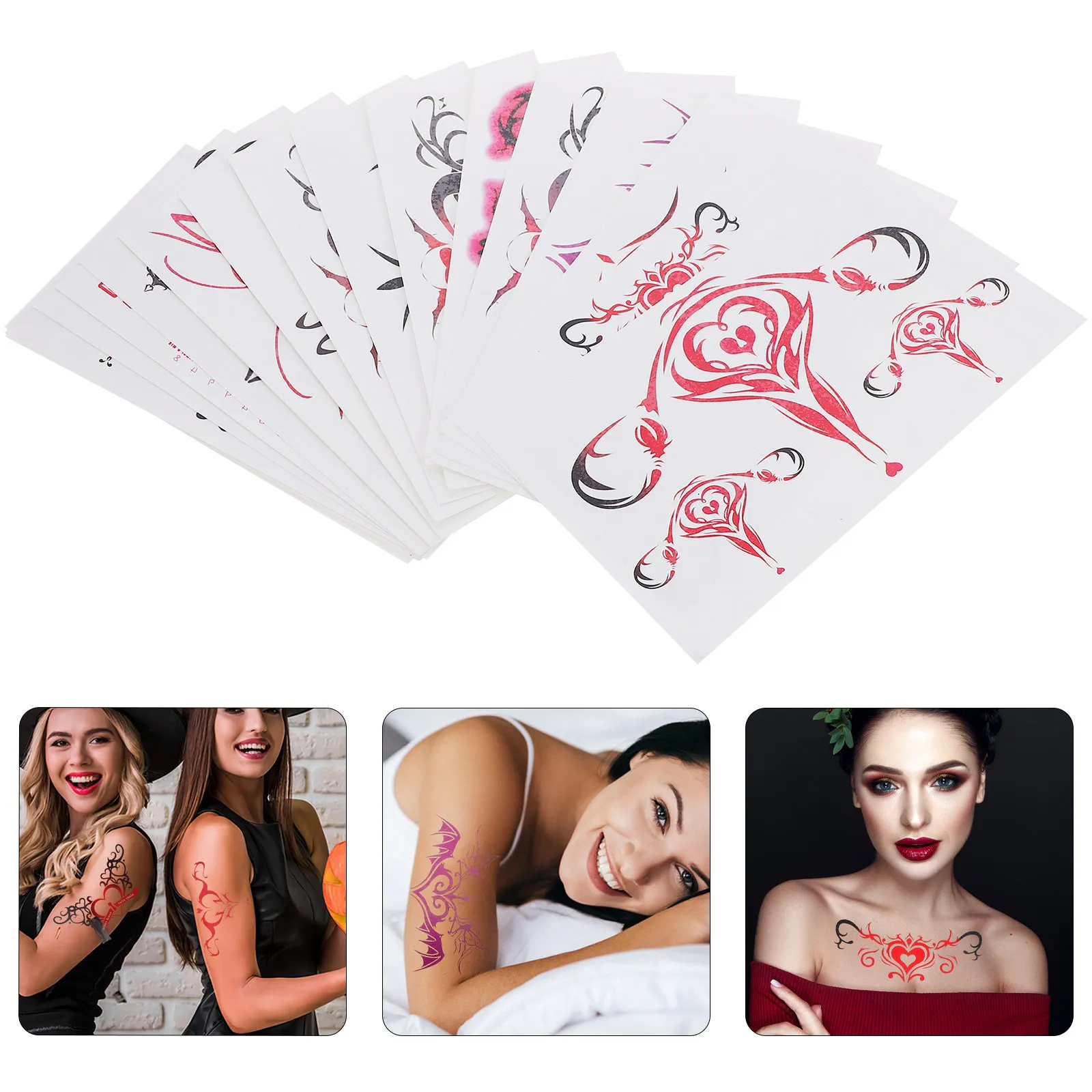 20 Sheets Waterproof Temporary Tattoos Stickers Heart Decals DIY Body Gift Charm Durability Premium Easy Removal
20 Sheets Waterproof Temporary Tattoos Stickers Heart Decals DIY Body Gift Charm Durability Premium Easy Removal