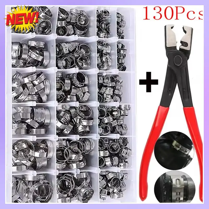 T24C Stainless Steel Ear Stepless Clamp Hose Pipe Clamps Clips Hose Clip Clamp Pliers
T24C Stainless Steel Ear Stepless Clamp Hose Pipe Clamps Clips Hose Clip Clamp Pliers