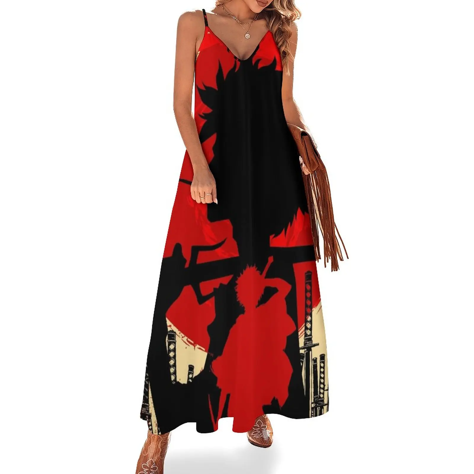 Samurai sunset Mugen Sleeveless Dress Female clothing evening dress woman Dress vintage
Samurai sunset Mugen Sleeveless Dress Female clothing evening dress woman Dress vintage