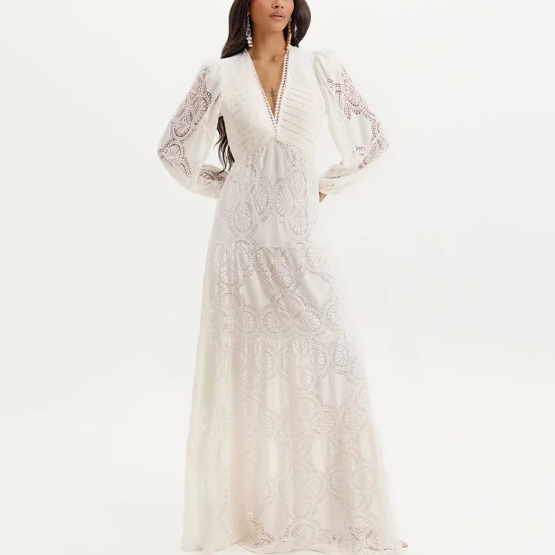 Elegant Socialite Style Long Dress 2025 New Embroidered Floral Design High-end Long Dress Women
Elegant Socialite Style Long Dress 2025 New Embroidered Floral Design High-end Long Dress Women