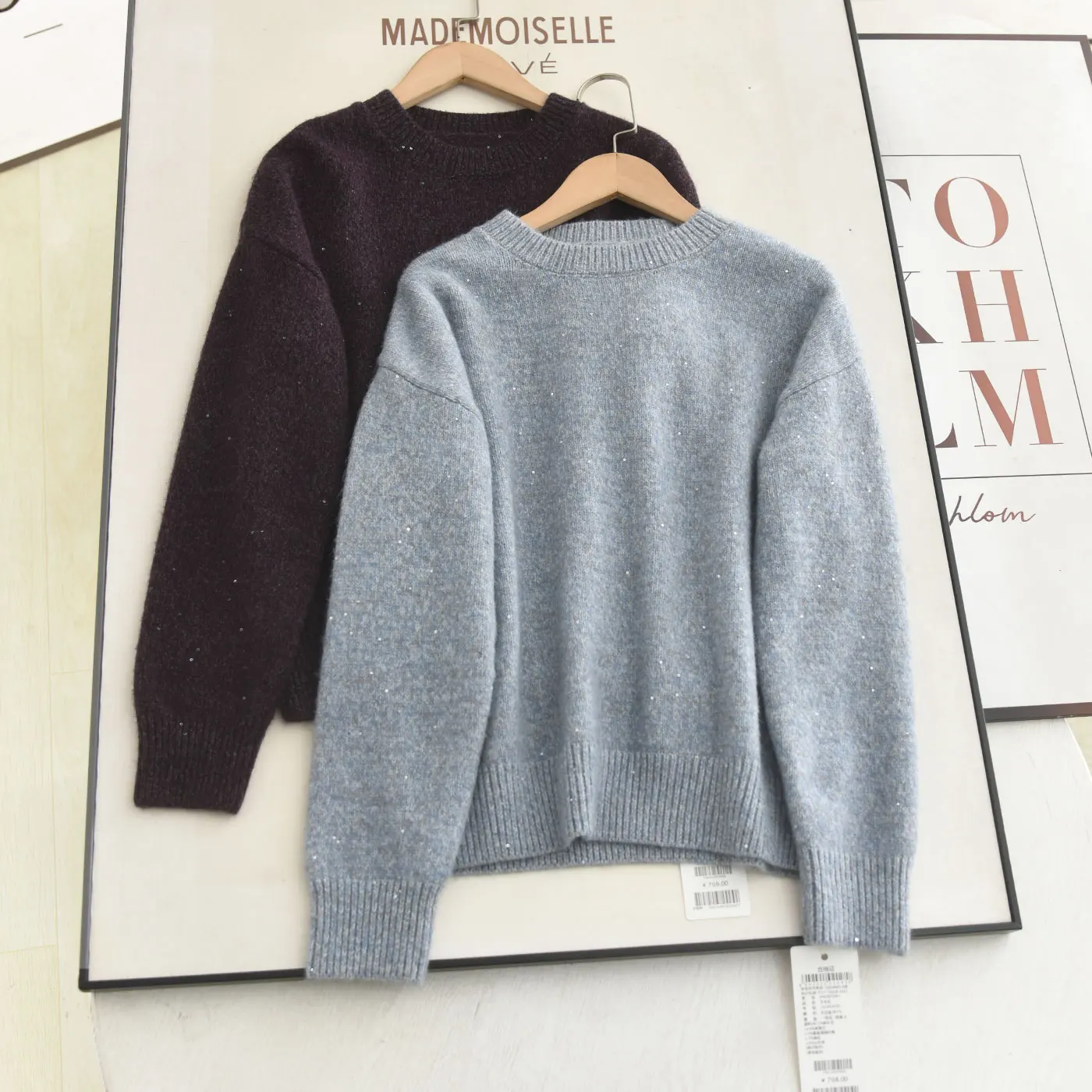 iny Sequin Design Knitted Sweater round Ne Commute Friendly Versatile Women's Long Sve Knitwear Spring 2026 Commute Sle
iny Sequin Design Knitted Sweater round Ne Commute Friendly Versatile Women's Long Sve Knitwear Spring 2026 Commute Sle