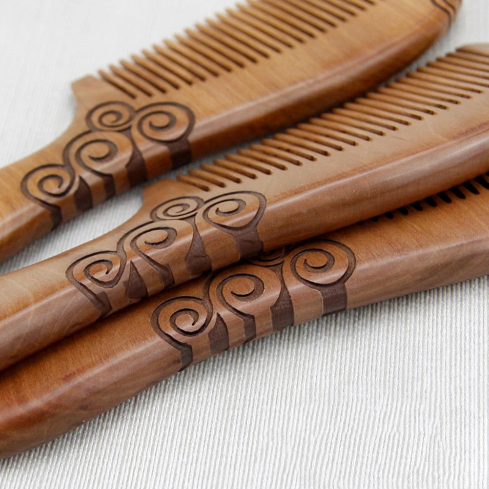 Peach Wood Comb Anti Static Hairdressing Accessories Round Handle Massage Stimulate Blood Circulation Relieve Headache Protect
Peach Wood Comb Anti Static Hairdressing Accessories Round Handle Massage Stimulate Blood Circulation Relieve Headache Protect