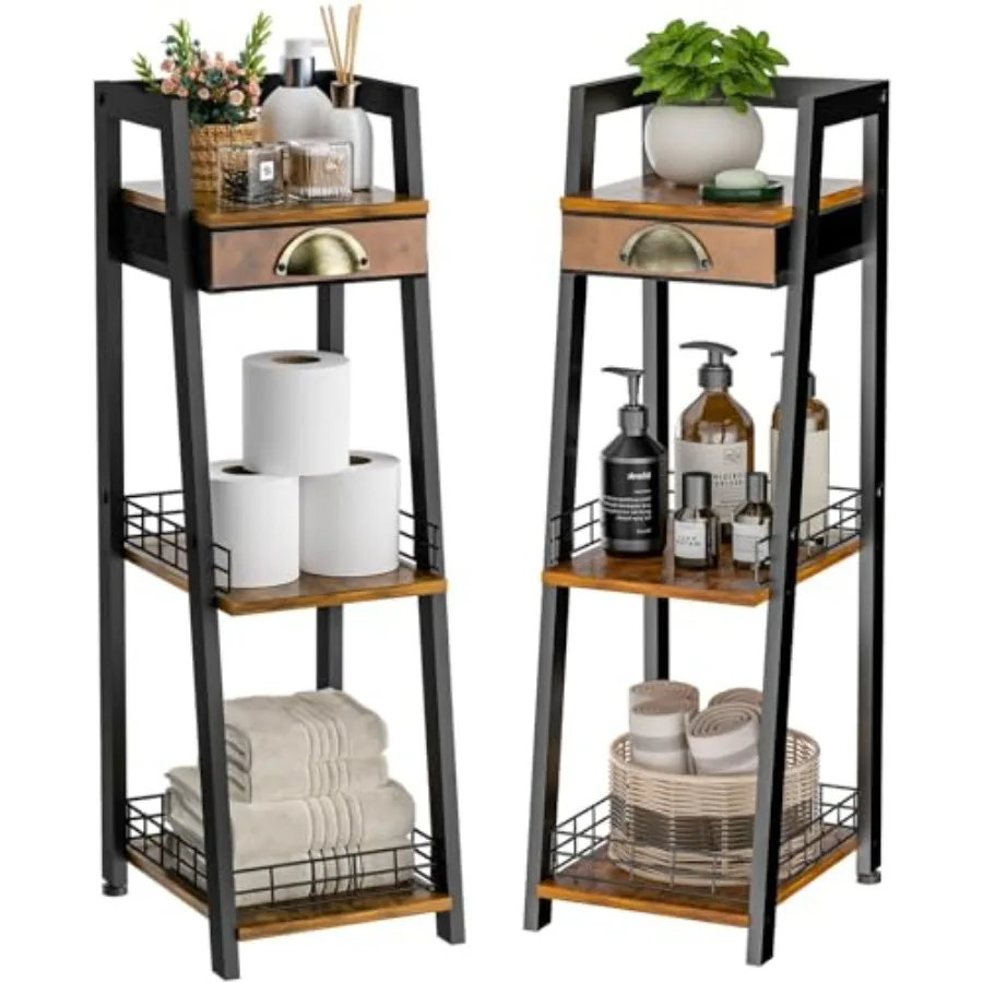 Bathroom Shelves, Bathroom Organizers and Storage, Open Floor Ladder Shelf, Freestanding Tower Slim Standing Unit for Small Spa
Bathroom Shelves, Bathroom Organizers and Storage, Open Floor Ladder Shelf, Freestanding Tower Slim Standing Unit for Small Spa
