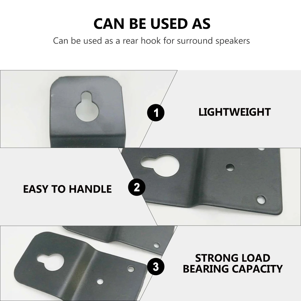 10 Pieces Speaker Hook Hanger Connector for Audio Plate Surround Wall Hanging Hooks Heavy Duty Mount Brackets Board
10 Pieces Speaker Hook Hanger Connector for Audio Plate Surround Wall Hanging Hooks Heavy Duty Mount Brackets Board