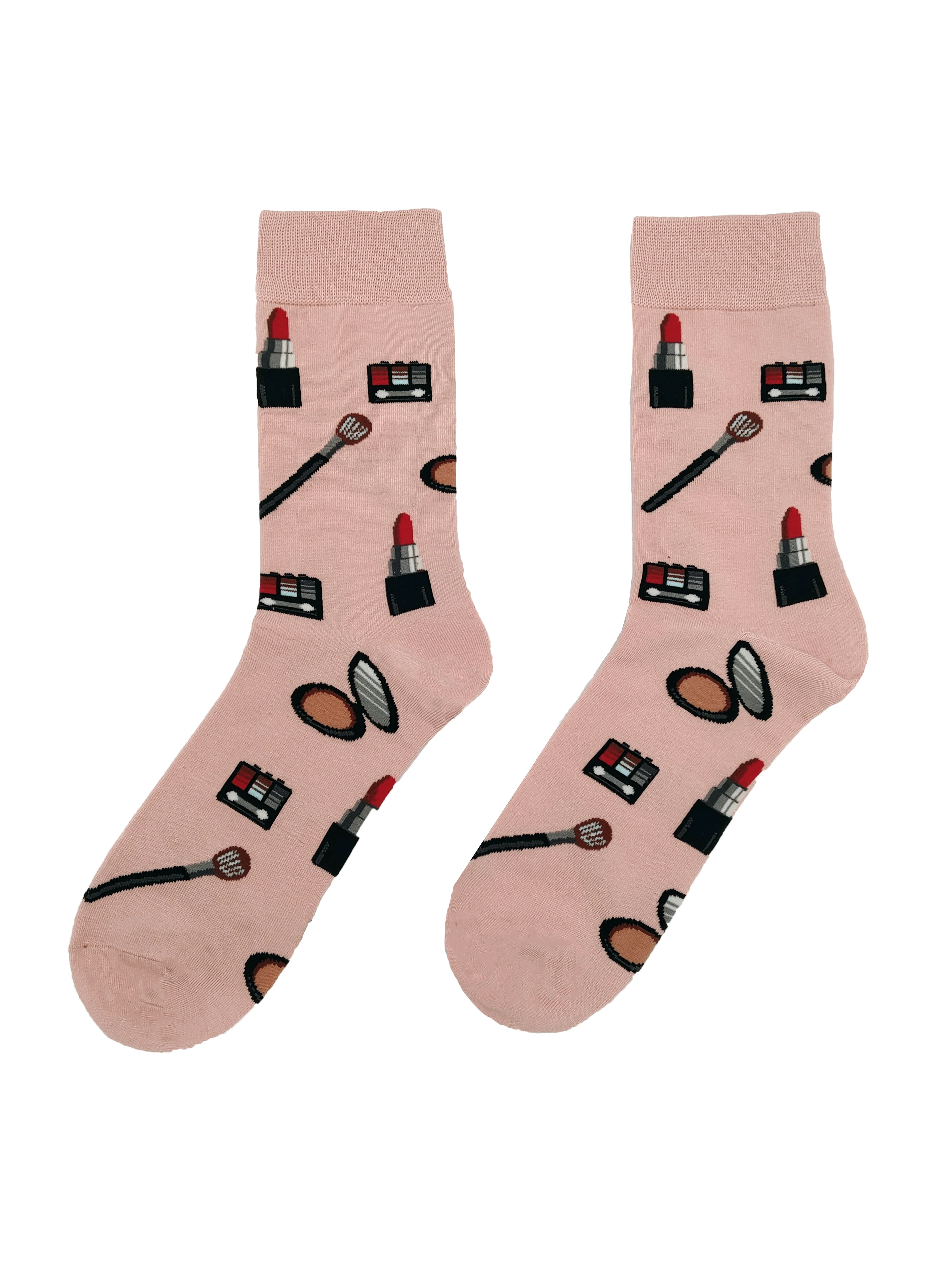 New Hot-Selling Creative Cosmetics Jacquard Pattern Mid-Calf Socks with Personalized Fun Casual Fashion Mid-Calf Cotton Socks
New Hot-Selling Creative Cosmetics Jacquard Pattern Mid-Calf Socks with Personalized Fun Casual Fashion Mid-Calf Cotton Socks