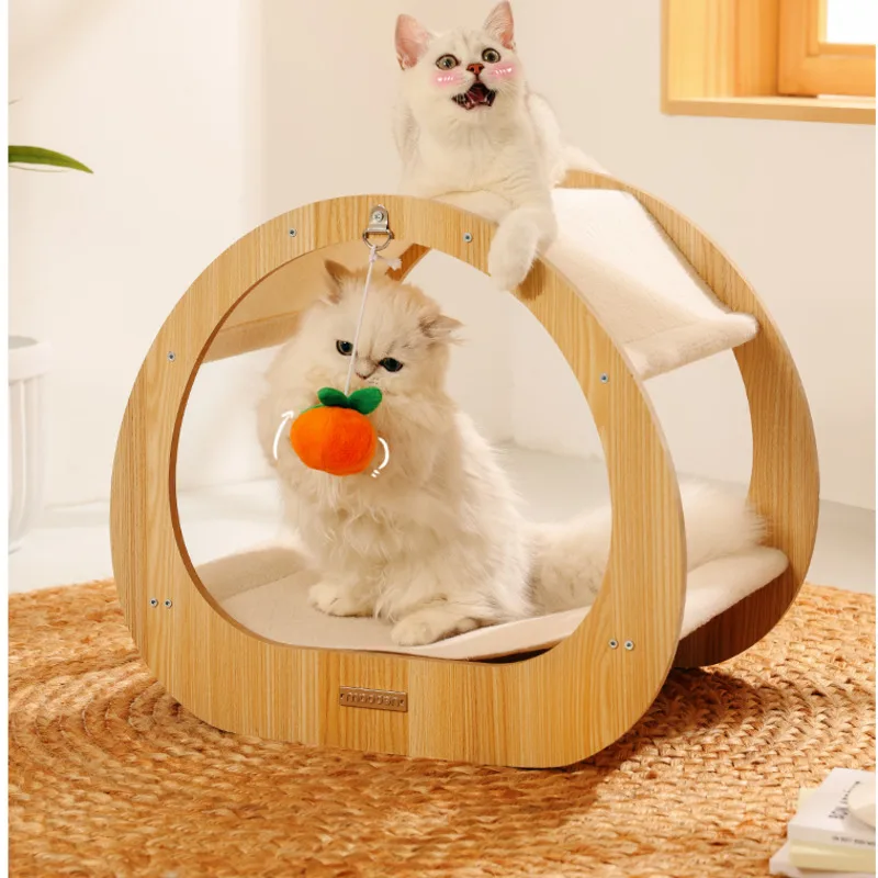 Modern Wooden Cat's House MultiFunctional Cat Climbing Frame Durable Scratch Board Grinding Claw Jumping Platform Pet Toys
Modern Wooden Cat's House MultiFunctional Cat Climbing Frame Durable Scratch Board Grinding Claw Jumping Platform Pet Toys