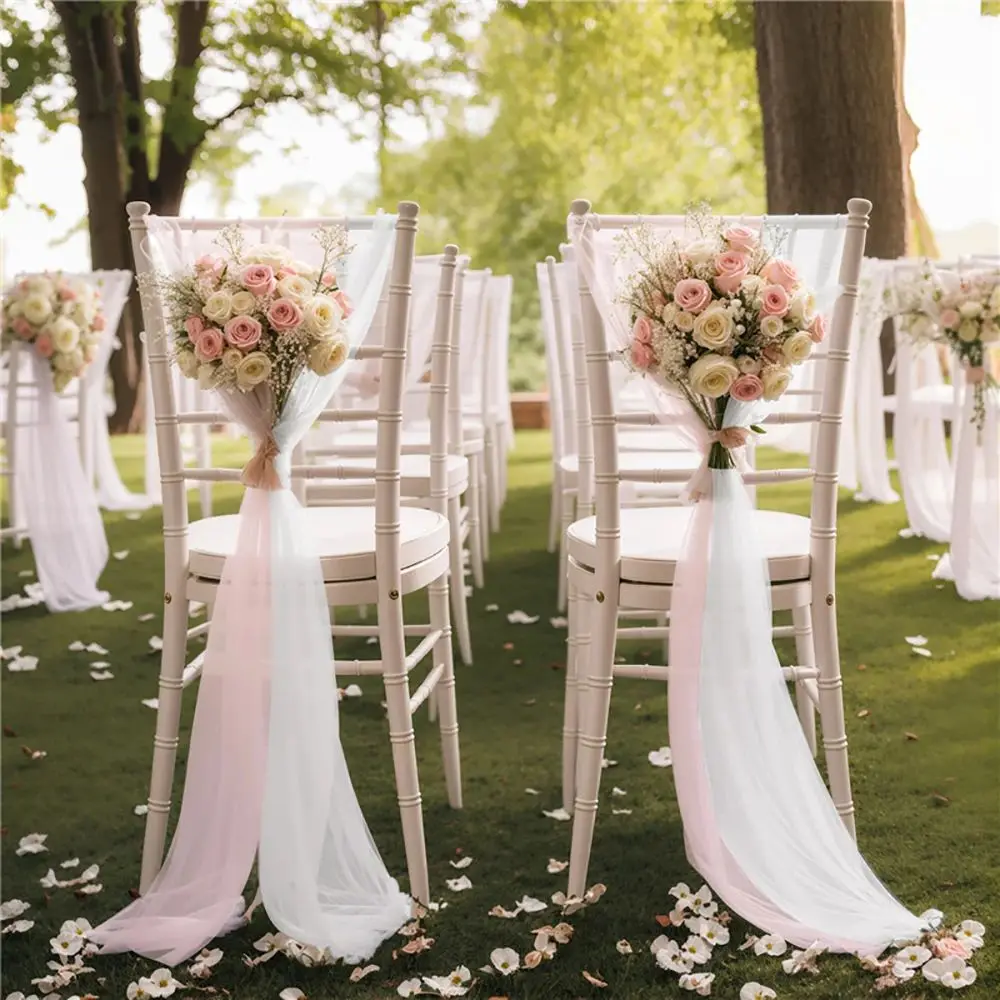 10PCS/set Chair Veil,Outdoor Church Wedding Chair Back Decor,Pearl Chiffon Hall Decoration,Birthday Wedding Party Supplie
10PCS/set Chair Veil,Outdoor Church Wedding Chair Back Decor,Pearl Chiffon Hall Decoration,Birthday Wedding Party Supplie