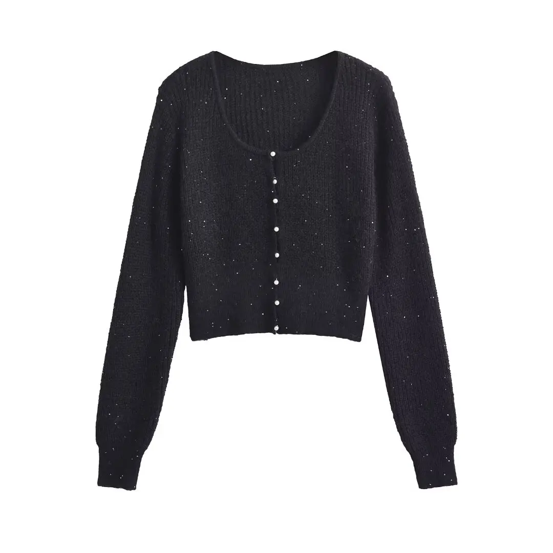 American Retro Single-Button Long Sve Knitted Cardigan Women's Spring Autumn round Ne Loose Casual Slim ort Sweater Ja...
American Retro Single-Button Long Sve Knitted Cardigan Women's Spring Autumn round Ne Loose Casual Slim ort Sweater Ja...