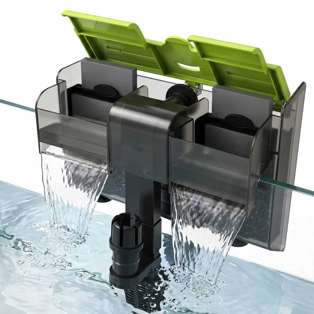 QF-09 Fish Tank Filter with UV, 4-in-1 Oxygenation And Filtration Integrated External Waterfall Wall-Hung Filter Box
QF-09 Fish Tank Filter with UV, 4-in-1 Oxygenation And Filtration Integrated External Waterfall Wall-Hung Filter Box