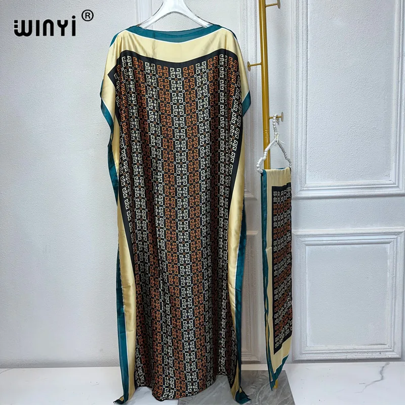 WINYI 2024 New African Women Dashiki boho print muslim woman dubai Free Size Design With Scarf Maxi Loose African Elegant Dress
WINYI 2024 New African Women Dashiki boho print muslim woman dubai Free Size Design With Scarf Maxi Loose African Elegant Dress